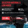 18HP Outboard Motor, 246CC 2 Stroke Heavy Duty Outboard Motor Fishing Boat Engine with Water Cooling System (2-Stroke 18HP) view 3