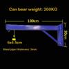 SHIJINHAO Heavy Punch Bag Wall Bracket Boxing Training Boom Hanging Hanger Sandbag Holder Thicken Load Bearing Rings Bracket Abdominal Training Accessories (Color : Purple, Size : 100x30cm) view 4