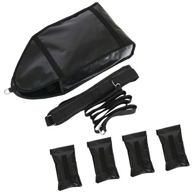 Begonia.K Adjustable Weight Sled Running Speed Training with Adjustable Strap, Sprinter Speed Training with 4 Weight Sandbags (10-40 lbs)