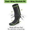 Riverruns Wading Socks, Nylon Fishing Wader Socks for Men and Women Outdoor Fishing, Surfing, Wakeboarding (Black,2XL) view 3