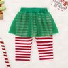Aslaylme Baby Girl Christmas Outfit Xmas Clothes Elf Bodysuit (Green01,6-12 Months) view 4