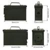 GUGULUZA Metal Ammo Can .30 and .50 Cal 2-Pack, Lockable Bullet Storage Case, Waterproof & Airtight Containers Box with Flip Top for Long-Term Storage Shotgun, Rifles, Pistols Ammunition (A-Green) view 4