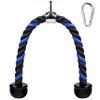 AWEFRANK Deluxe Tricep Rope Pull Down Cable, 27 & 36 Inch Rope Length, Easy to Grip & Non-Slip Cable Attachment for Gym Workout Exercise view 1