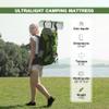 REDCAMP 72"x22"x0.75" Foldable Foam Camping Pads for Sleeping, Waterproof Closed Cell Foam Camping Sleeping Pad - Ultra-Lightweight for Hiking & Backpacking, R-2.1 Insulated, Green 1 Pack view 2