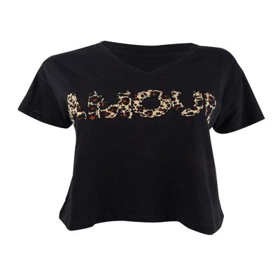 Jenni by Jennifer Moore Women's Graphic Sleep T-Shirt (M, Amour)