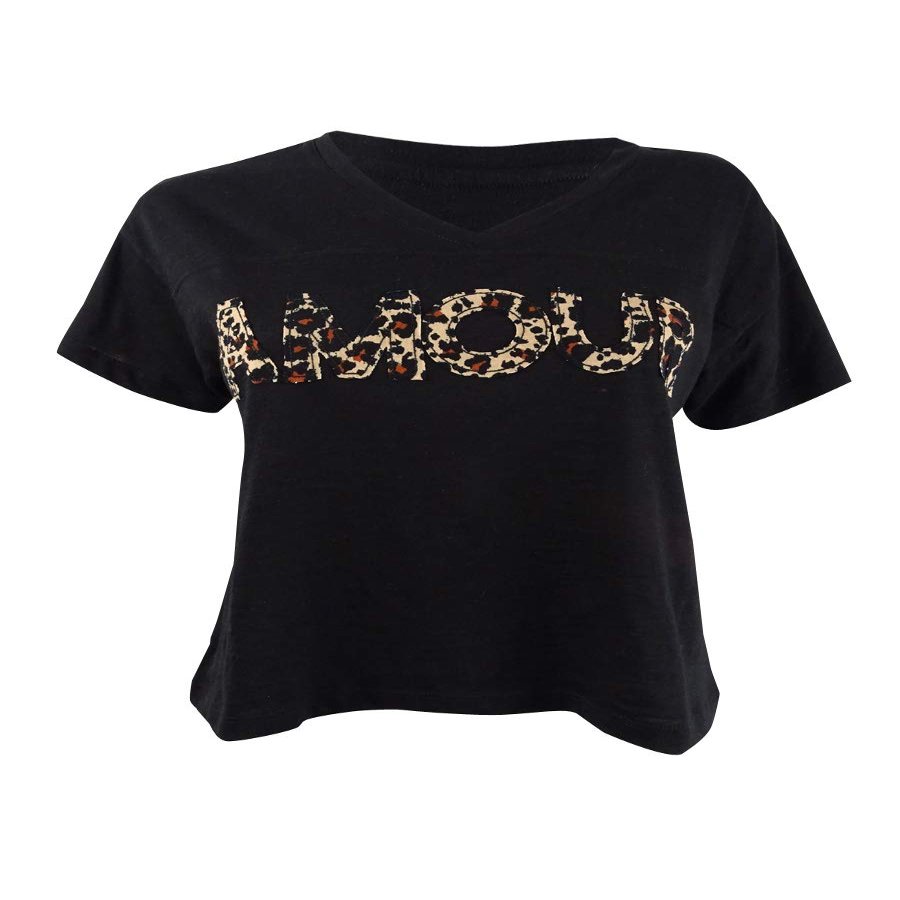 Jenni by Jennifer Moore Women's Graphic Sleep T-Shirt (M, Amour)