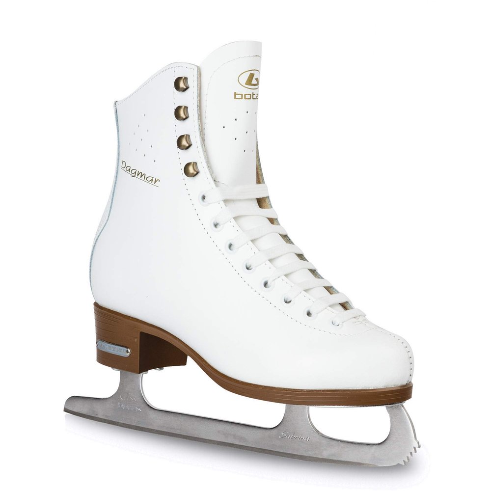 Botas - Model: Dagmar/Figure Ice Skates for Women, Girls/Color: White, Size: Adult 5
