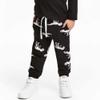 Azalquat Toddler Boy Cotton Jogging Pants, Pull-On Cartoon Picture Sweatpants 1-Pack or 2-Pack (Navy Blue & Black, 18-24 Months) view 3