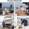 Pomo High Pressure 5L Portable Shower, Outdoor Shower, Camping Shower, Surf Rinse Kit, Beach Shower, Dog Wash, Boat Rinse, Car Shower, 1.5 Gallon Multi-use Sprayer, Hand Pump 45 PSI - No Power Needed! view 4