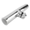 YaeMarine 4Pcs Boat Fishing Rod Holder Stainless Tournament Style Clamp on Fishing Rod Holder Rail Mount for Rails 7/8" to 1" or 1" to 1-1/4" (4Pcs Stainless Rod Holders for Rails 1" to 1-1/4") view 3
