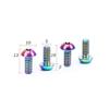 Titanium Bolt Mountain MTB Bike Bicycle Disc Brake Rotor Screws 12PCS view 2