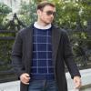 MAGNIVIT Men's Basic Designed Knitted Sweaters Cotton Soft Crewneck Fall Winter Sweaters Blue view 4