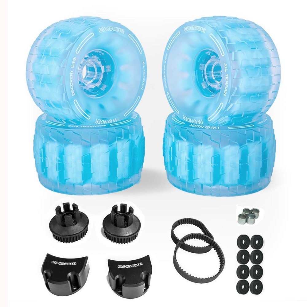 IWONDER Cloud Wheel Discovery 105mm/120mm for Evolve Boards Wheels and Pulley Conversion Kit