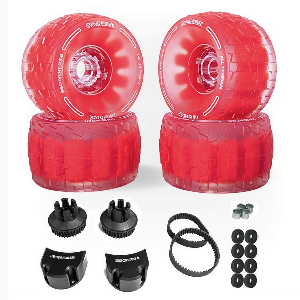 IWONDER Cloud Wheel Discovery 105mm/120mm for Evolve Boards Wheels and Pulley Conversion Kit