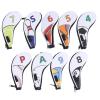9-Piece Golf Iron Head Covers Set with Digital Numbers, PU Leather Protective Sleeves, Zipper Design, Sport Pattern for Club Protection view 1