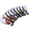 9-Piece Golf Iron Head Covers Set with Digital Numbers, PU Leather Protective Sleeves, Zipper Design, Sport Pattern for Club Protection view 2