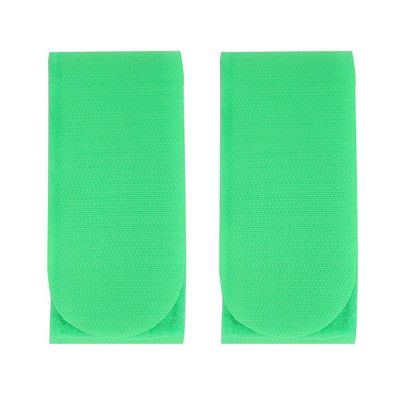 Ski Snowboard Carrier Strap, Nylon Hook and Loop Holder, Green, for Boards and Poles, Protective Scratch- Design