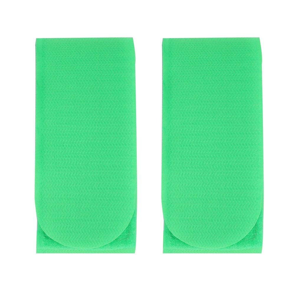 Ski Snowboard Carrier Strap, Nylon Hook and Loop Holder, Green, for Boards and Poles, Protective Scratch- Design