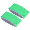 Ski Snowboard Carrier Strap, Nylon Hook and Loop Holder, Green, for Boards and Poles, Protective Scratch- Design view 3