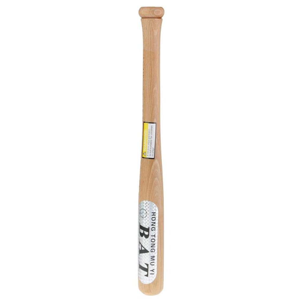 simhoa Natural Wood Softball Baseball Bat Sport Slugger Wooden Bat Rounder Bat 21"