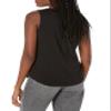 Amazon Essentials Women's Relaxed-Fit Sleeveless Muscle Tank Top, Black, Large view 2