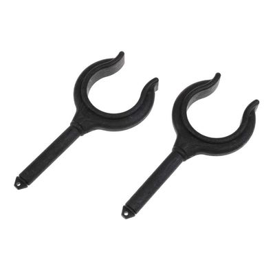 Inzopo 2 Pieces Black Nylon Marine Boat Oar Lock Rowlock Side Mount Accessories 4.5 x 14.5 cm