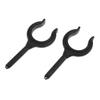 Inzopo 2 Pieces Black Nylon Marine Boat Oar Lock Rowlock Side Mount Accessories 4.5 x 14.5 cm view 1
