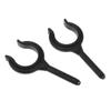 Inzopo 2 Pieces Black Nylon Marine Boat Oar Lock Rowlock Side Mount Accessories 4.5 x 14.5 cm view 2
