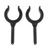 Inzopo 2 Pieces Black Nylon Marine Boat Oar Lock Rowlock Side Mount Accessories 4.5 x 14.5 cm view 4