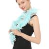 Flydreamfeathers Feather Boa 25 Gram, 4 Feet Long Chandelle Feather Boa, Great for Party, Halloween Costume, Christmas Tree, Decoration (Baby Blue) view 3