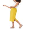 Amazon Essentials Women's Pull-On Knit Midi Skirt (Available in Plus Size), Dark Yellow, Medium view 4
