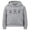 Daxton Skateboard Trick Design for Youth Unisex Hoodie Mid-weight Fleece Sweatshirt,Heather Gray,L view 1