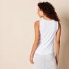 Amazon Essentials Women's Relaxed-Fit Sleeveless Muscle Tank Top, Bright White, X-Large view 2