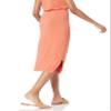 Amazon Essentials Women's Pull-On Knit Midi Skirt (Available in Plus Size), Rust Orange, Small view 2