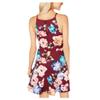 BCX Womens Floral Short Halter Dress Purple 3 view 2