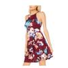 BCX Womens Floral Short Halter Dress Purple 3 view 3
