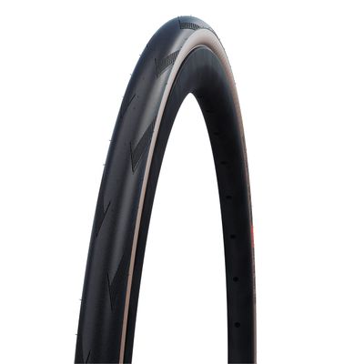 Schwalbe Pro One Tire - Clincher, Folding Tube Type Road Bike Tire, Black/Tan sidewall, Single Tire, 700c x 25