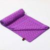 IntoBetterLife IBL-Yoga Towel, Hot Yoga Mat Towel - Sweat Absorbing Non-Slip for Hot Yoga, Pilates and Workout, 24x72 inches with Grip Dots (Purple) view 2
