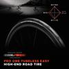 Schwalbe - Pro One Road Race Tubeless Folding Bike Tire | 700c x 30 | Black/Tan Sidewall, Single Tire view 4