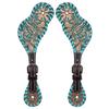 HILASON Leather Spur Strap Western Floral Carving | Straps |Spur for Women Womens Cowboy Spurs
