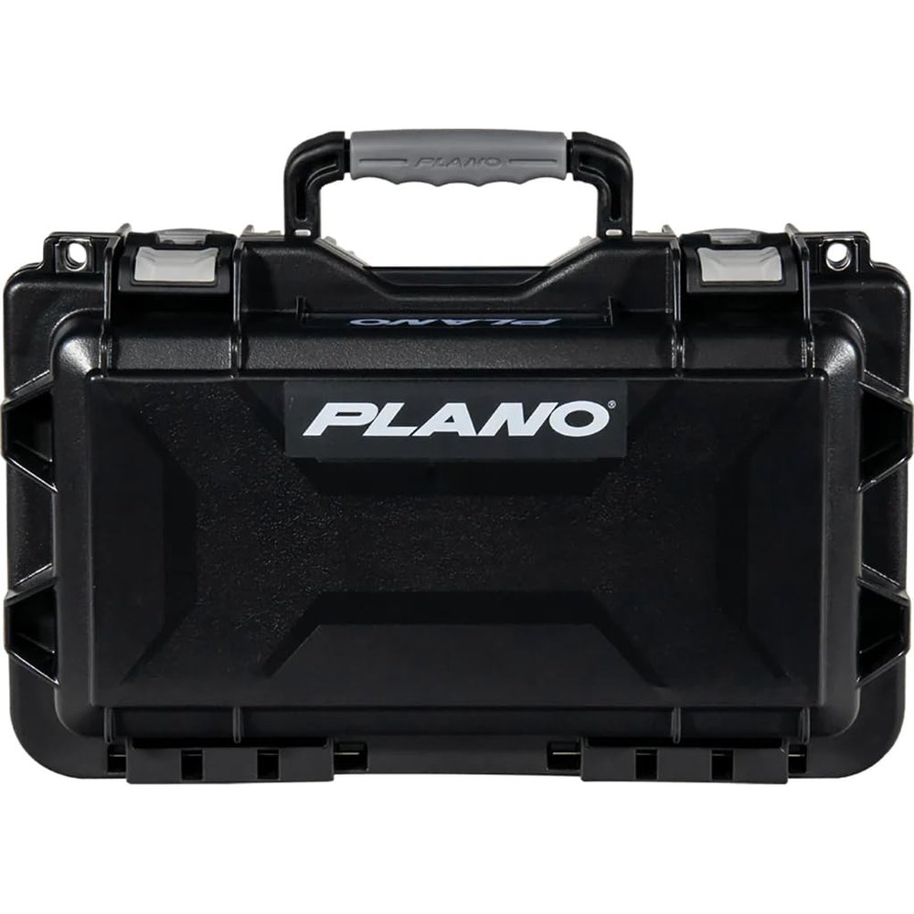 Plano Field Locker Element Large Pistol Case, Black with Gray Accents, Premium Gun Storage, TSA Approved Gun Case for Airline Travel, Waterproof