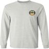 Koloa Surf Company Mens ol' Koloa Logo Long Sleeve Cotton T-Shirt-Tall-4XLT-Ash/c view 2