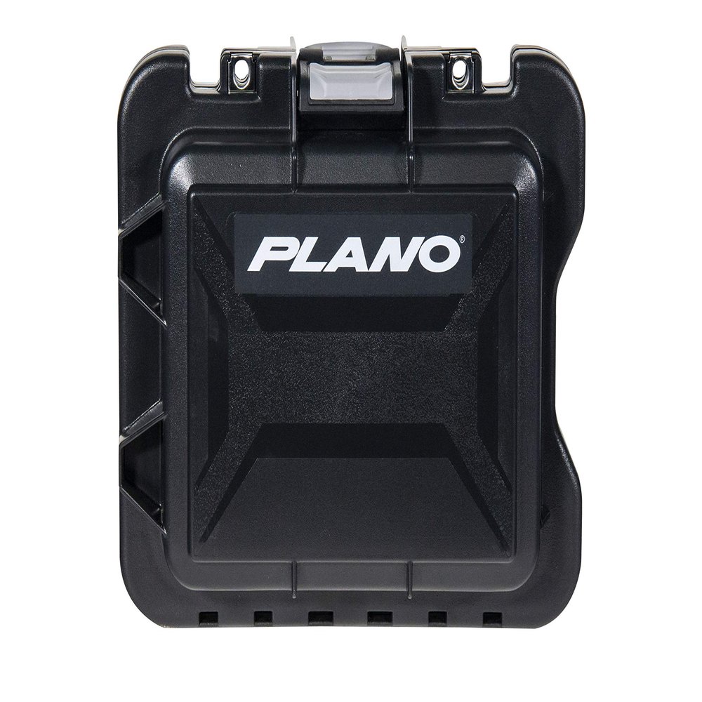 Plano Field Locker Element Medium Pistol Case, Black with Gray Accents, Premium Gun Storage, TSA Approved Firearm Storage Travel Case, Waterproof and Dustproof Protection