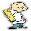 Ed, EDD n Eddy Johnny Cartoon - Sticker Graphic - Auto, Wall, Laptop, Cell, Truck Sticker for Windows, Cars, Trucks view 1