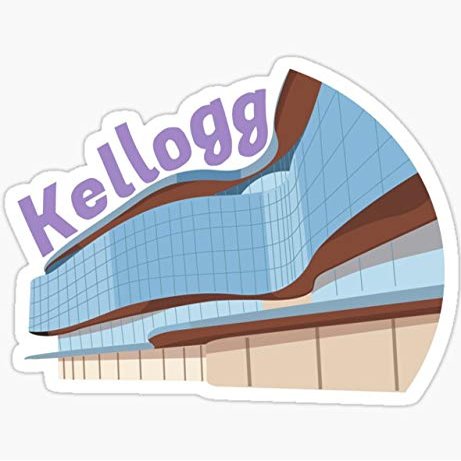 Northwestern University Kellogg School of Business - Sticker Graphic - Auto, Wall, Laptop, Cell, Truck Sticker for Windows, Cars, Trucks
