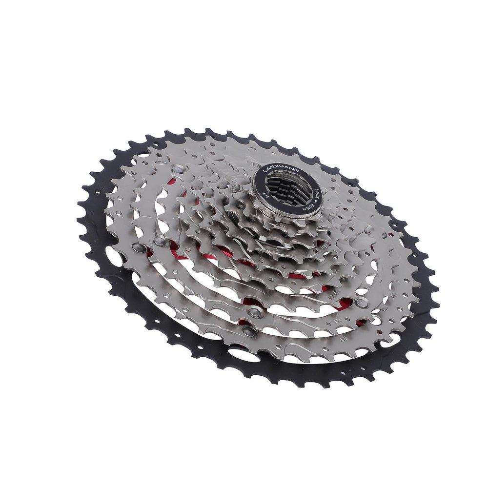LANXUANR Bicycle 10 Speed Cassette SprocketFit for Mountain Bike, Road Bicycle.Super Light