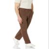 Amazon Essentials Men's Classic-Fit Wrinkle-Resistant Pleated Chino Pant (Available in Big & Tall), Brown, 36W x 31L view 1