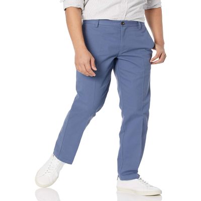Amazon Essentials Men's Slim-Fit Wrinkle-Resistant Flat-Front Chino Pant, Indigo, 36W x 31L