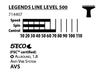 Donic-Schildkrt Legends 500 FSC Table Tennis Bat, AVS Handle Damping, 1.8 mm Sponge, FSC Wood, Elite - ITTF Rubber, 714407 view 4