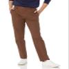 Amazon Essentials Men's Slim-Fit Wrinkle-Resistant Flat-Front Chino Pant, Brown, 35W x 30L view 1